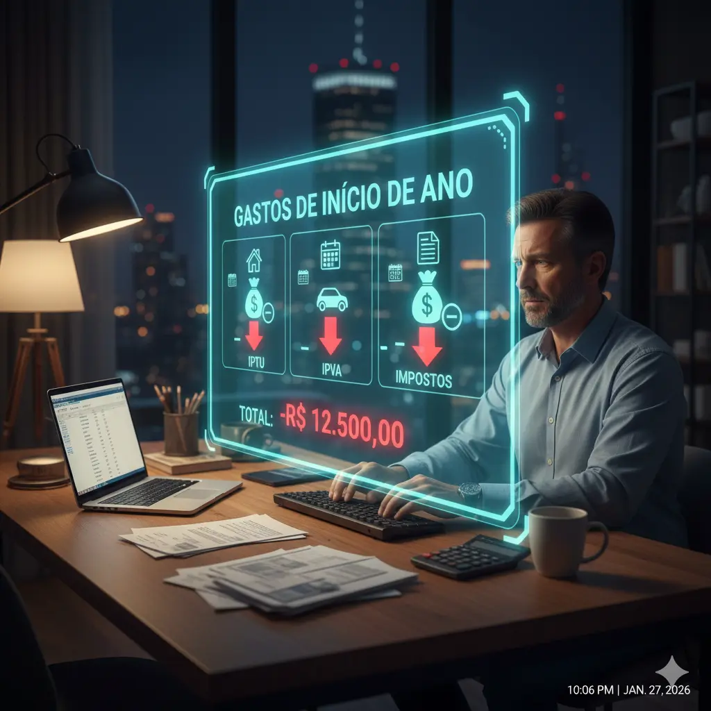 Gastos do Início do Ano: Sobreviver ao IPVA, IPTU e Outras Despesas